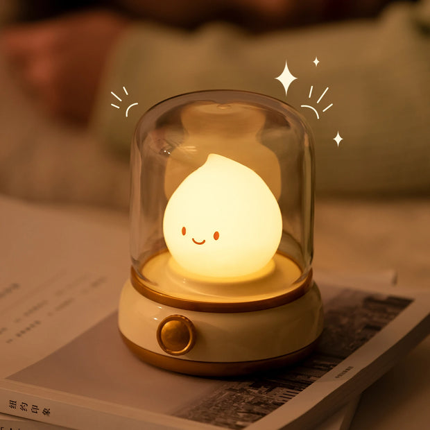 Mini Lampe LED Rechargeable Mignonne et Créative