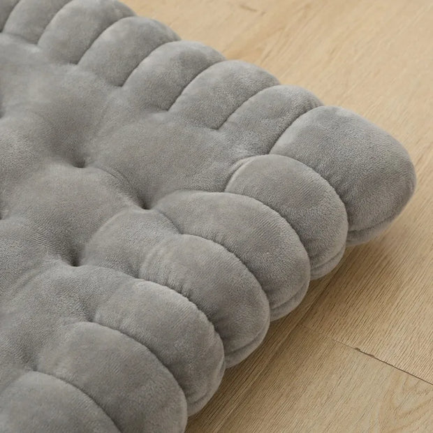 Coussin de siège en forme de biscuit carré