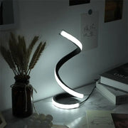 Lampe de Table LED en Spirale Moderne